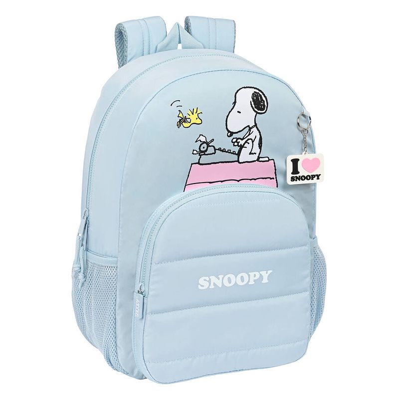 Foto van Schoolrugzak snoopy imagine blauw