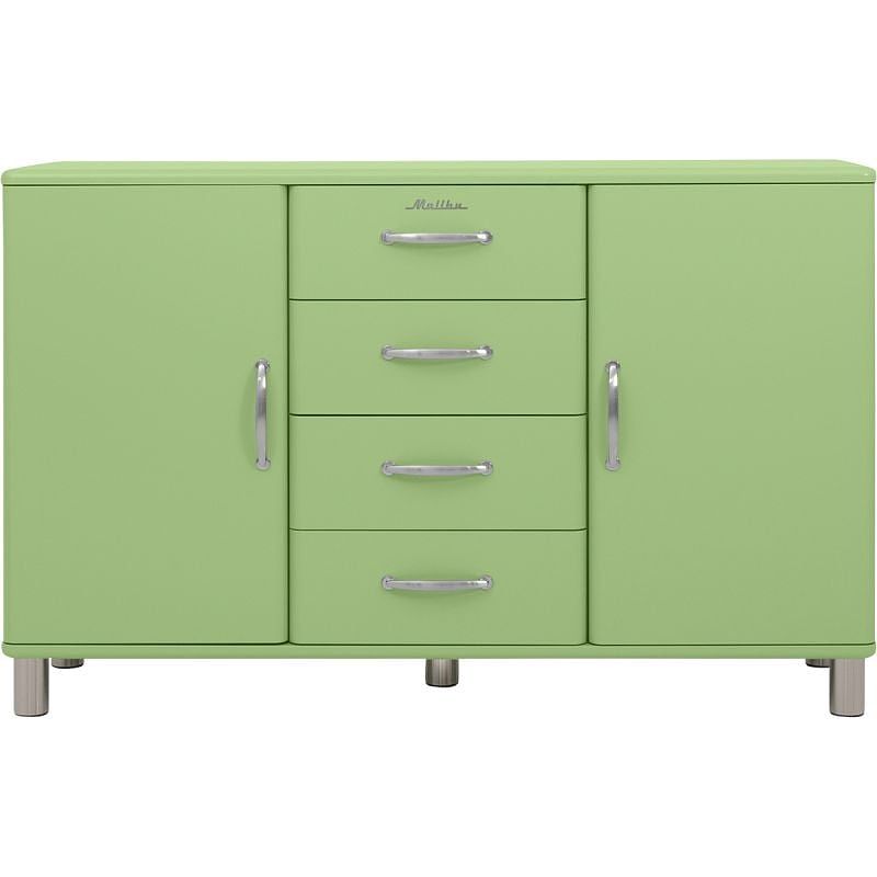 Foto van Dressoir malibu 2 deuren en 4 laden spring green