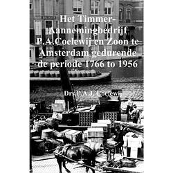 Foto van Het timmer-aannemingbedrijf p.a.coelewij en zoon te amsterdam gedurende de periode 1766 tot 1956