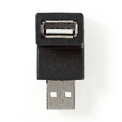 Foto van Nedis usb-a adapter - ccgp60930bk - zwart