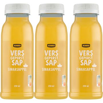 Foto van Jumbo vers sap sinaasappel 3 x 250ml