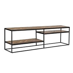 Foto van Furntastik revello tv unit, brown cuban, bruin