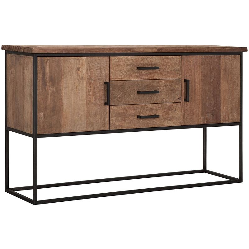 Foto van Dtp home dresser beam no.2, 2 doors, 3 drawers,90x158x43 cm, recycl...