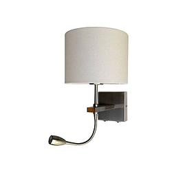 Foto van Lamponline wandlamp quad incl. kap ø 20 cm mat chroom