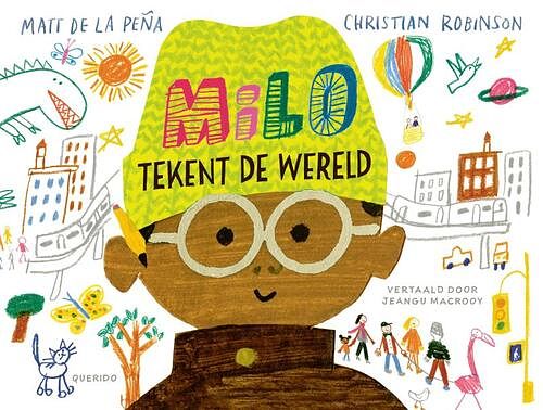 Foto van Milo tekent de wereld - matt de la peña - hardcover (9789045127231)