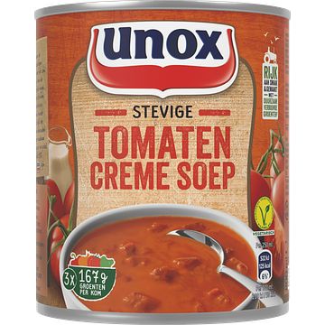 Foto van Unox soep in blik stevige tomaten cremesoep 800ml bij jumbo