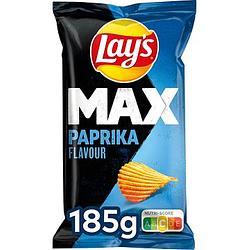 Foto van Lay's max ribbel chips paprika 185gr bij jumbo