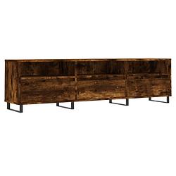 Foto van Vidaxl tv-meubel 150x30x44,5 cm bewerkt hout gerookt eikenkleurig