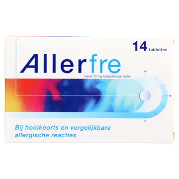Foto van Allerfre tabletten bij hooikoorts of allergie 10 mg, 14 stuks bij jumbo