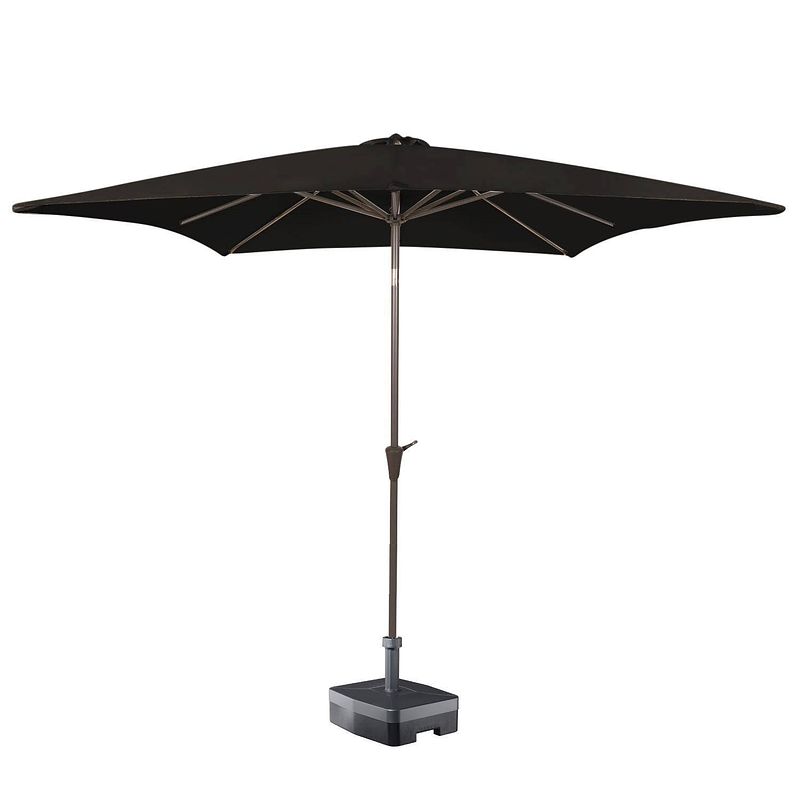 Foto van Kopu® vierkante parasol altea 230x230 cm - black