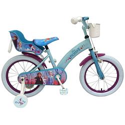 Foto van Kubbinga disney frozen 2 meisjesfiets 16 inch 25,4 cm meisjes terugtraprem blauw