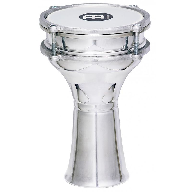 Foto van Meinl he-100 aluminium darbuka 5.33 x 9.25 inch