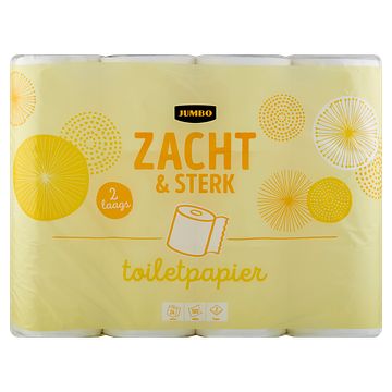 Foto van Jumbo zacht & sterk toiletpapier 2laags 24 stuks