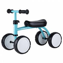 Foto van Stiga loopfiets met 4 wielen loopfiets mini rider go 8 inch junior blauw