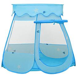 Foto van Vidaxl kinderspeeltent 102x102x82 cm blauw