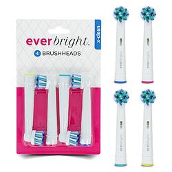Foto van Everbright x-clean opzetborstels - 4 stuks