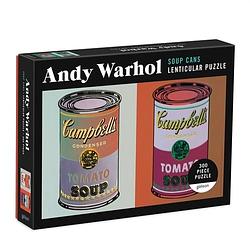 Foto van Andy warhol soup cans 300 piece lenticular puzzle - puzzel;puzzel (9780735366923)