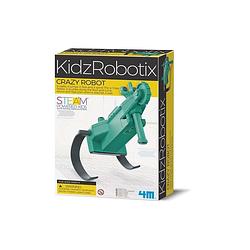 Foto van 4m kidzrobotics: crazy robot 17 cm groen