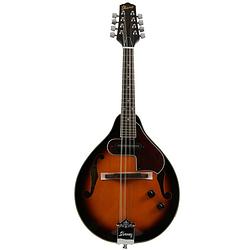 Foto van Ibanez m510e-bs elektrisch-akoestische mandoline brown sunburst