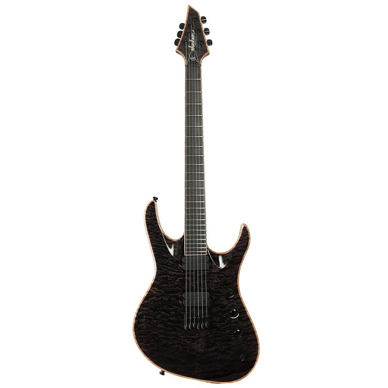 Foto van Jackson chris broderick soloist ht6 transparant black eb