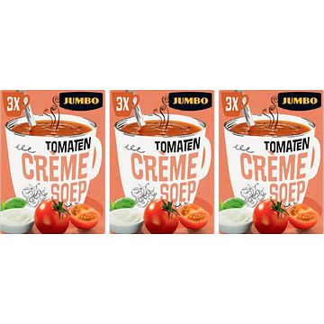 Foto van Jumbo tomaten cremesoep 3 x 3 stuks