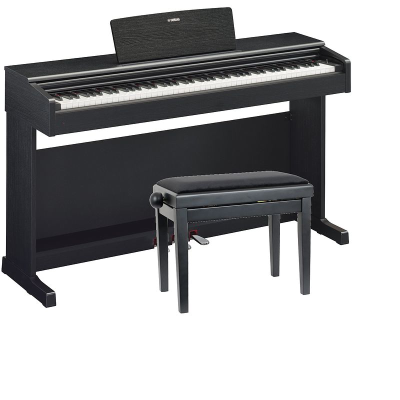 Foto van Yamaha arius ydp-145b staande digitale piano + pianobank