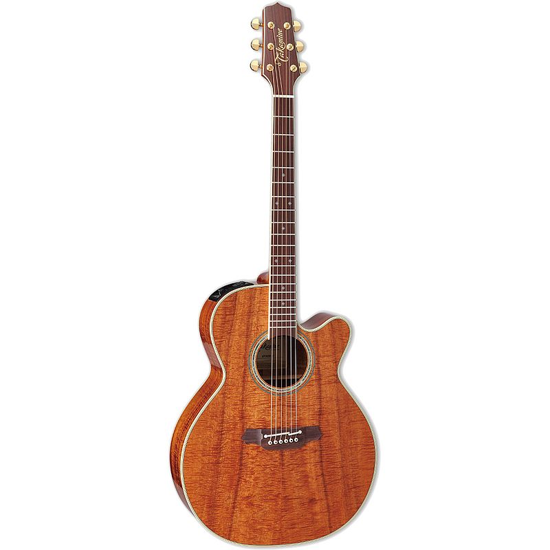 Foto van Takamine ef508kc figured hawaiian koa met koffer