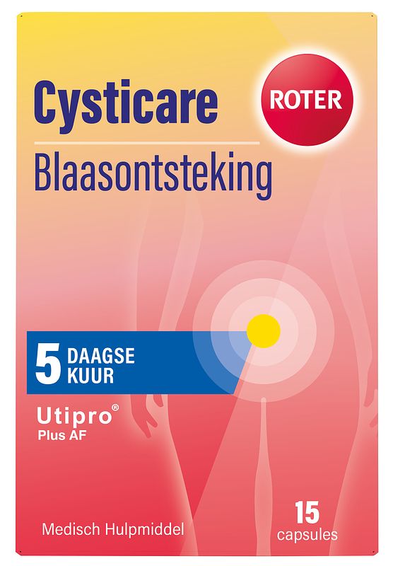 Foto van Roter cysticare 5daagse kuur tegen blaas en plasproblemen, 15 capsules bij jumbo