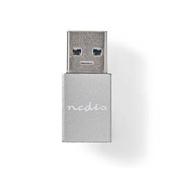 Foto van Nedis usb-a adapter - ccgp60925gy - zwart