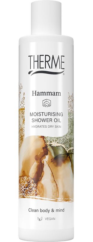 Foto van Therme hammam moisturising shower oil