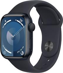 Foto van Apple watch series 9 41mm midnight aluminium sportband s/m