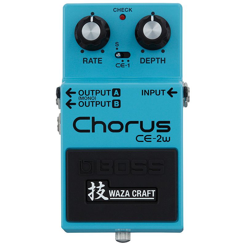 Foto van Boss ce-2w waza craft chorus-pedaal