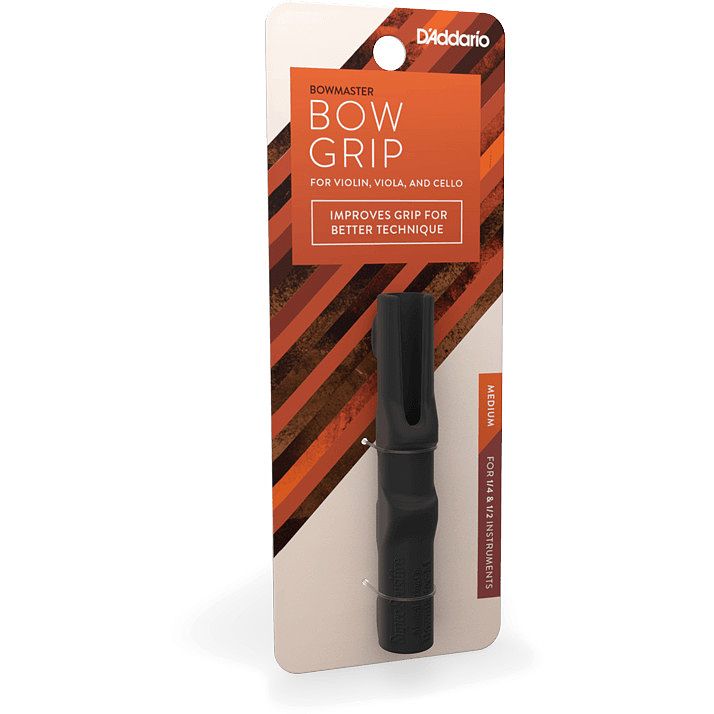 Foto van D'saddario bowmaster bow grip medium hulpmiddel voor strijkstok techniek