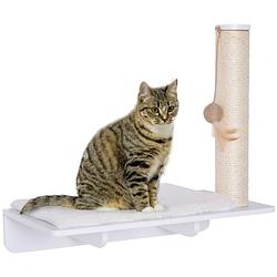 Foto van Krabpaal voor katten - kattenkrabpaal- kattenspeeltjes - klimmuur kat - katten hangmat