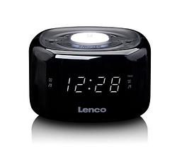 Foto van Lenco cr-12bk wekker radio zwart