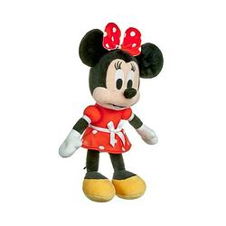 Foto van Pluche disney knuffel minnie mouse in rode jurk 30 cm - knuffelberen