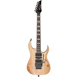 Foto van Ibanez rg8570cst j.custom natural elektrische gitaar met koffer