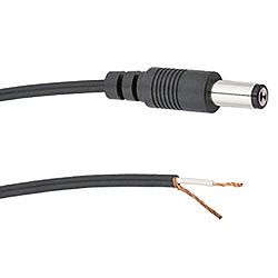 Foto van Voodoo lab pp36 diy 2.1mm straight barrel connector recht + 36" kabel