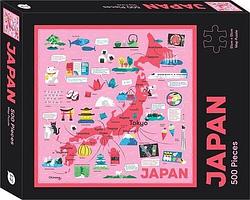 Foto van Japan map puzzle (500 stukjes) - puzzel;puzzel (9781741177282)
