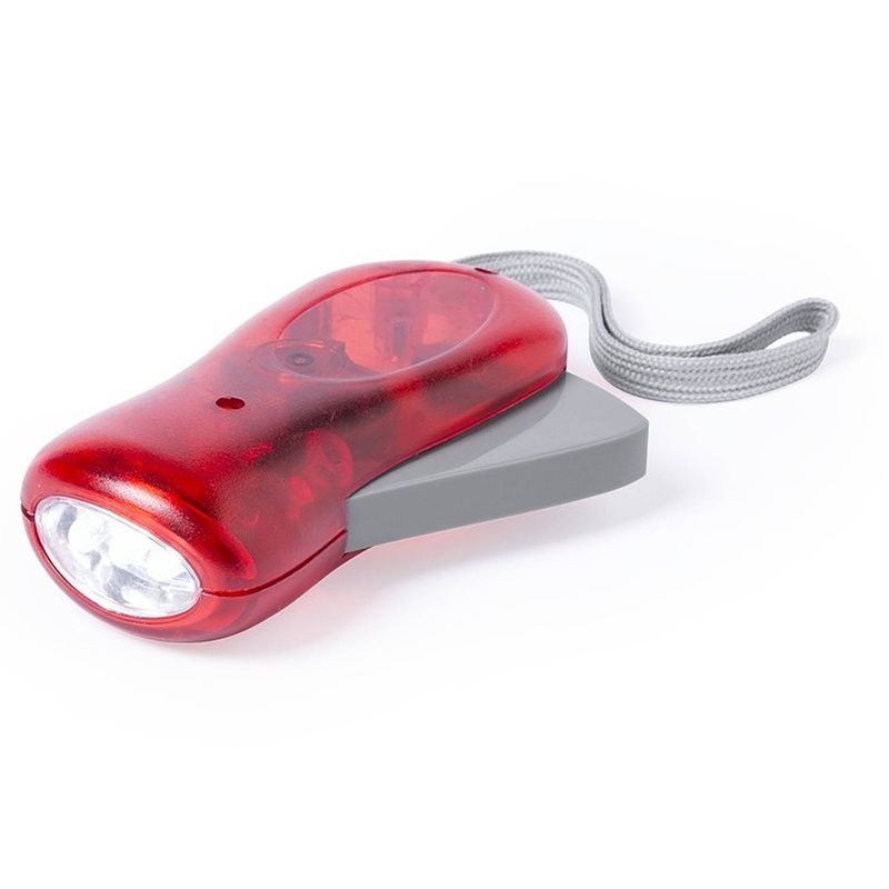 Foto van Knijpkat zaklamp rood 10,5 cm - zaklampen