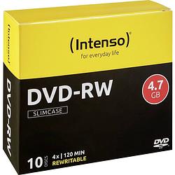 Foto van Intenso 4201632 dvd-rw disc 4.7 gb 10 stuk(s) slimcase herschrijfbaar