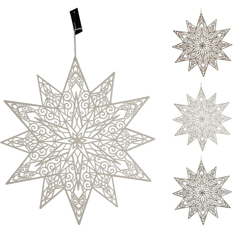 Foto van Nampook - snowflake hangdeco 50 cm 3ass