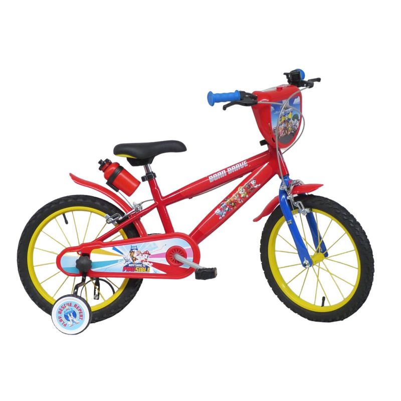 Foto van Paw patrol kinderfiets - jongens - 12 inch - rood