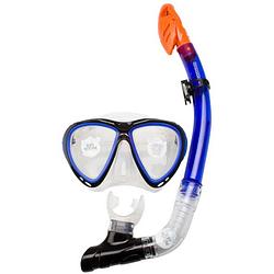 Foto van Waimea senior duikbril met snorkel silicone kobaltblauw