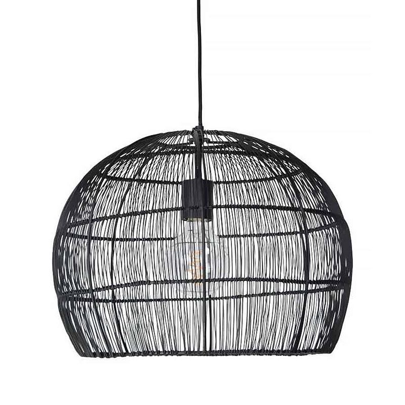 Foto van Urban interiors hanglamp frenk ø 42 cm ijzerdraad zwart