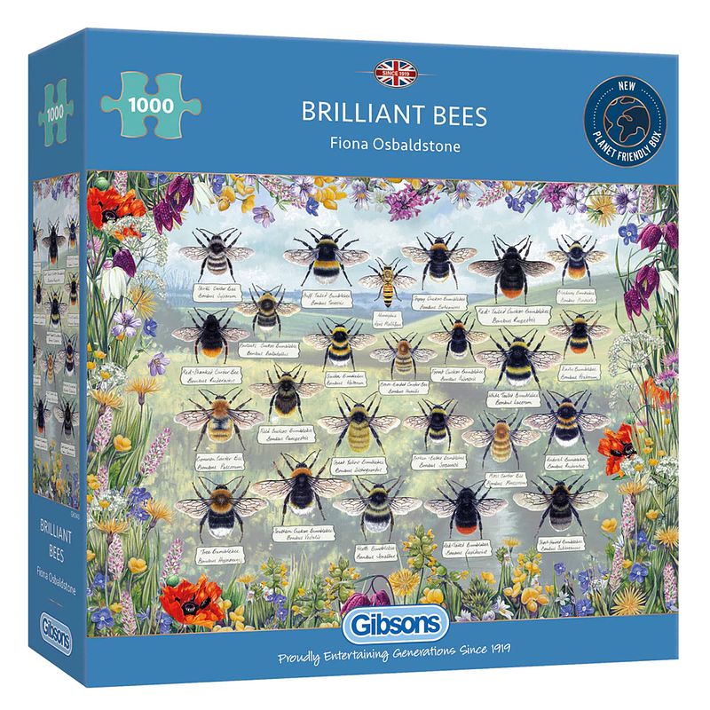 Foto van Gibsons brilliant bees (1000)