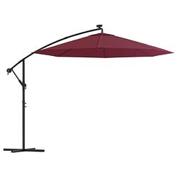 Foto van The living store tuinparasol - the living store parasol - 300 x 254 cm - wijnrood