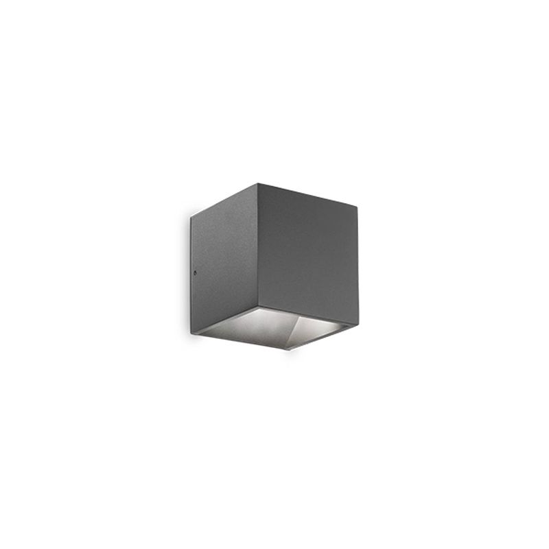 Foto van Ideal lux - rubik - wandlamp - aluminium - led - grijs