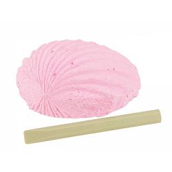 Foto van Toi-toys uithaksteen schelp 7 cm roze