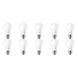 Foto van Philips - led lamp 10 pack - corepro ledbulb 827 a60 - e27 fitting - 8w - warm wit 2700k vervangt 60w